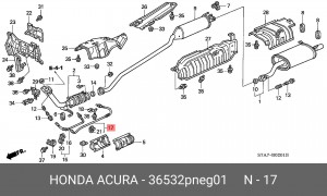 Лямбда-зонд 36532PNEG01 HONDA