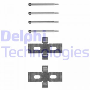 Комплектующие, колодки дискового тормоза LX0052 DELPHI