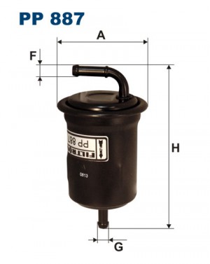 Фильтр топливный PP887 FILTRON