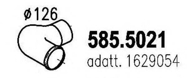 Выпускной трубопровод 5855021 ASSO