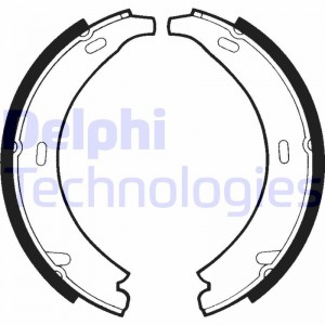 Комплект тормозных колодок, стояночная тормозная система LS1371 DELPHI