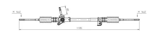 Рулевой механизм DSR632L DELCO REMY