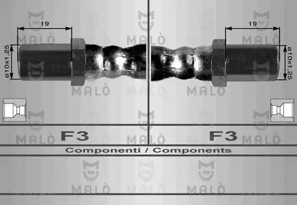 Тормозной шланг 8511 MALO