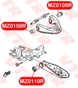 Сайлентблок MZ0110R VTR