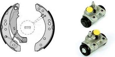 Комплект тормозных колодок H 61 079 BREMBO
