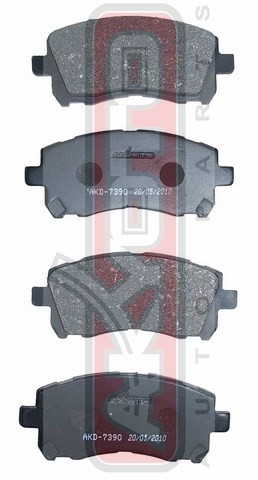 Колодки тормозные дисковые AKD-7390 AKYOTO