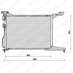 Конденсатор, кондиционер TSP0225093 DELPHI