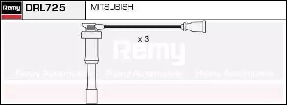 Ккомплект проводов зажигания DRL725 DELCO REMY