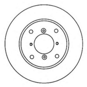 Тормозной диск 561650B BENDIX JURID
