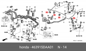 Деталь 46391SDAA01 HONDA
