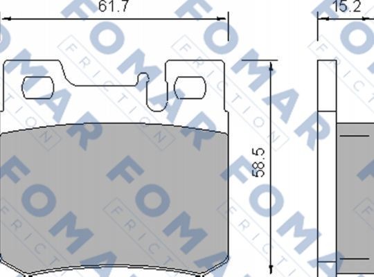 Колодки тормозные дисковые 51639281 ROULUNDS BRAKING