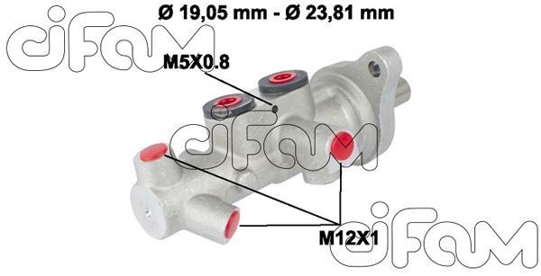 Главный тормозной цилиндр 202-626 CIFAM