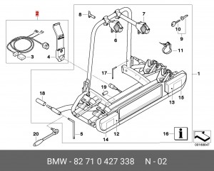 Деталь 82 71 0 427 338 BMW