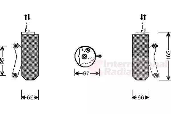Осушитель, кондиционер 7700D027 VAN WEZEL
