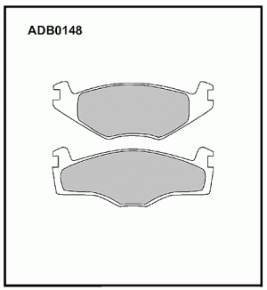 Колодки тормозные дисковые ADB0148 ALLIED NIPPON