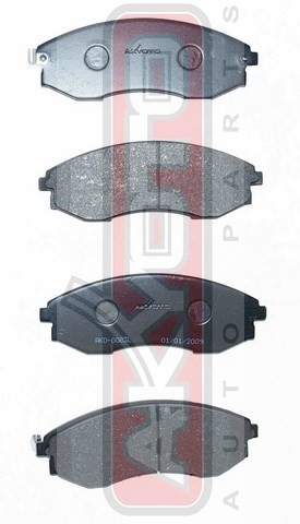 Колодки тормозные дисковые AKD-0083 AKYOTO