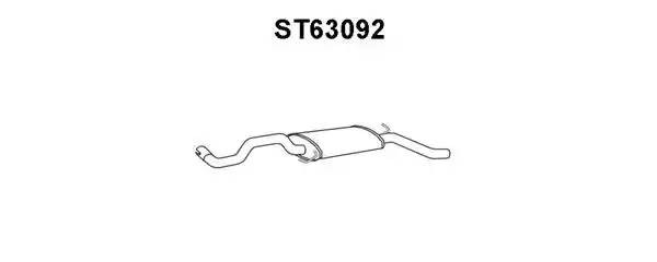 Глушитель выхлопных газов конечный ST63092 VENEPORTE