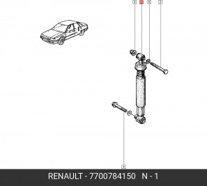 Амортизатор подвески 7700784150 RENAULT