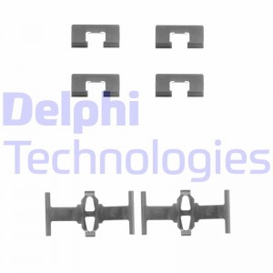 Комплектующие, колодки дискового тормоза LX0197 DELPHI