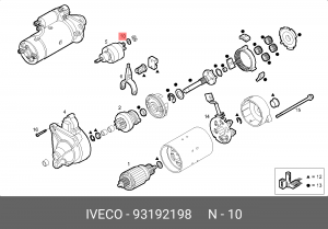 Плоская шайба 93192198 IVECO