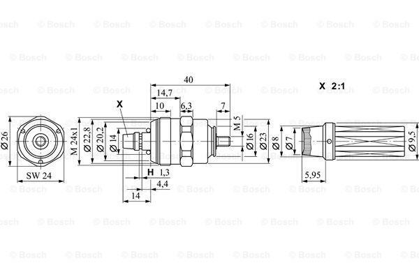 Клапан ТНВД 0 330 001 040 BOSCH