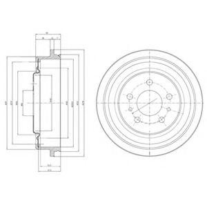 Тормозной барабан BF425 DELPHI