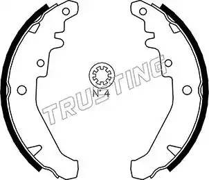 Комплект тормозных колодок 034102 TRUSTING