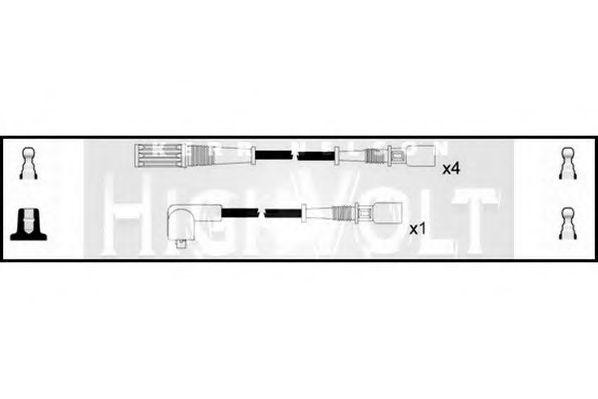 Ккомплект проводов зажигания OEF059 STANDARD
