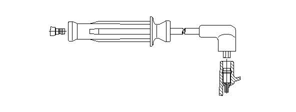 Провод зажигания 46652 BREMI