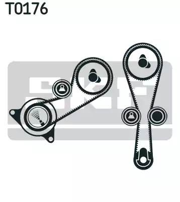 Комплект ремня ГРМ VKMA 07304 SKF