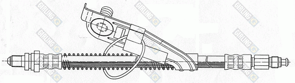 Тормозной шланг 9003291 GIRLING