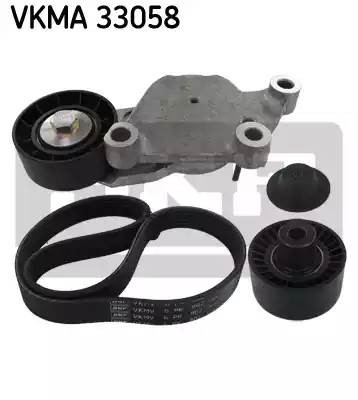 Поликлиновой ременный комплект VKMA 33058 SKF