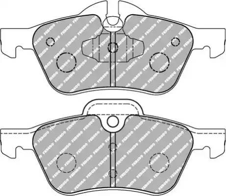 Комплект тормозных колодок, диско FDS1499 FERODO