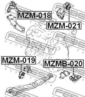 Деталь MZMB-020 FEBEST