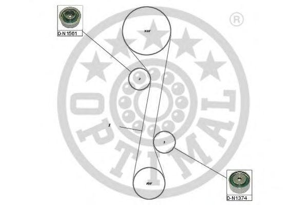 Комплект ремня ГРМ SK-1440 OPTIMAL
