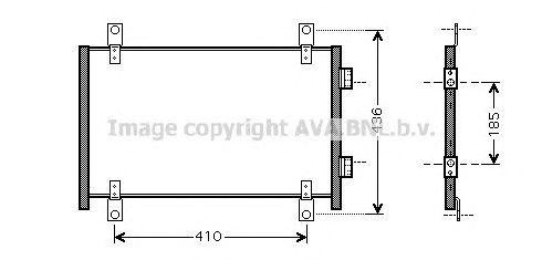 Радиатор кондиционера FTA5302 AVA