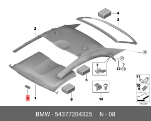 Накладка 54 37 7 204 325 BMW