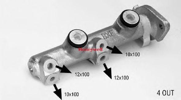 Главный тормозной цилиндр 131821B BENDIX JURID