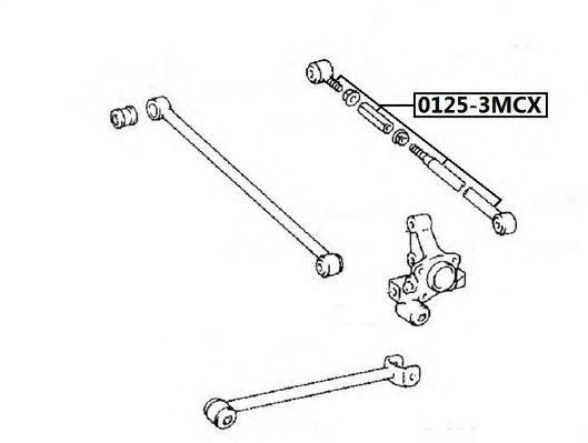 Рычаг подвески 0125-3MCX ASVA