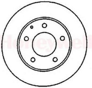 Тормозной диск 561664B BENDIX JURID