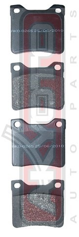 Колодки тормозные дисковые AKD-0265 AKYOTO