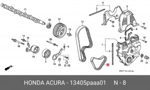 Ремень ГРМ 13405-PAA-A01 HONDA