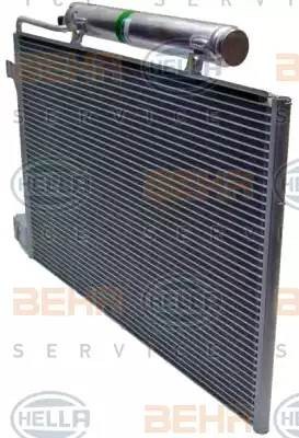 Конденсатор, кондиционер 8FC351301681 HELLA