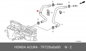 Деталь 79725TA0A00 HONDA