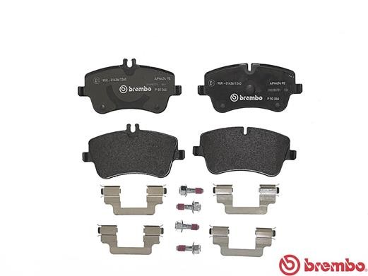 Комплект тормозных колодок, диско P50046 BREMBO