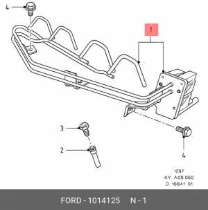Нагнетание дополнительного воздуха 1 014 125 FORD