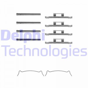 Комплектующие, колодки дискового тормоза LX0281 DELPHI