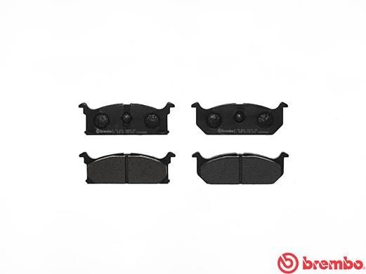 Комплект тормозных колодок, диско P 79 003 BREMBO