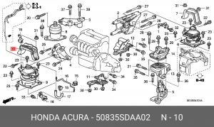 Деталь 50835SDAA02 HONDA