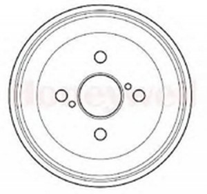 Тормозной барабан 329083B BENDIX JURID